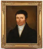 French School, Portrait of a Stately Man, Oil on canvas