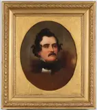 Samuel Waugh, Portrait of a Distinguished Gentleman, Oil on canvas