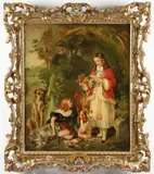 Sir Edwin H. Landseer, The Sutherland Children, Oil on canvas