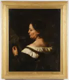 Pier Francesco Mola, The Spinner, Oil on canvas