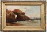 Frank L. Heath, Castle Point Near Santa Cruz, Oil on canvas