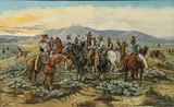 J.E. Sampson, The Range Boss, Oil on canvas