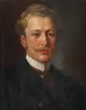 Rudolf Wimmmer, Portrait of a Distinguished Gentleman, Oil on board