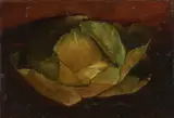 Pierre Ranson, Still Life with Cabbage, Oil on canvas