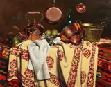 Gregory Stewart Hull, Untitled Still Life, Oil on canvas