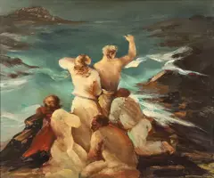Hilde B. Kayn, Marooned, Oil on Masonite
