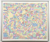 Peter Young, Two People Looking at a Piece of Paper, Screenprint in colors on wove paper