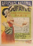 Jean de Paleologu, Affichage Dufayel, Stone lithograph in colors, printed by Chardin, Paris