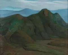 Francis Drexel Smith, Green Mountain, Oil on canvas