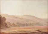Henry Otto Wix, California Foothills Landscape, Oil on canvas
