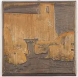 Gustave Baumann, San Miguel de Santa Fe, Carved wood block