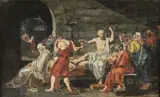 Jacques-Louis David, The Death of Socrates, Oil on canvas