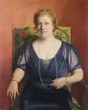 Achille Laevens, Society Portrait of a Woman, Oil on canvas