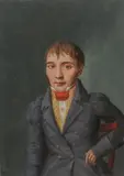 Eduard Ritter, Portrait of Gentleman in Fancy Dress, Oil on oak wood panel