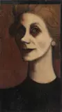 L. Davis, Portrait of Mrs. Putzig Langerhals, Oil on canvas