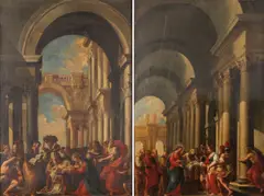 Marco and Sebastiano Ricci, The Adoration of the Magi and Christ and the Adulterous Woman, Oil on canvas