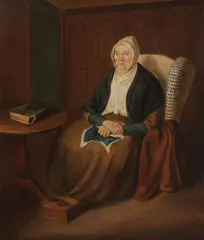 Portrait of a Seated Woman in an Interior by British School, Oil on artist board, offered Dec 2025