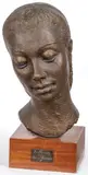 Dora Gordine, Ballerina, Bronze with dark brown patina on wood base