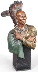 Christopher A. Pardell, "Enduring", Cold painted bronze