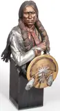 Christopher A. Pardell, Defiant Comanche, Cold painted bronze