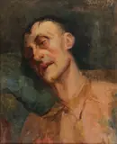 Gérard Roosen, Despair, Oil on canvas laid down
