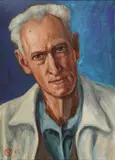 Otto Arndts, Portrait of a Man, Oil on artist board