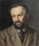 Erich Bamler, Portrait of Man with Beard, Oil on canvas