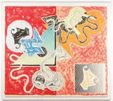 Frank Stella, Shards IV, Lithograph and screenprint in colors on Arches paper