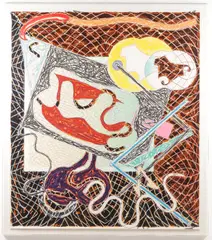 Frank Stella, Shards III, Lithograph and screenprint in colors on Arches paper
