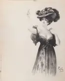 Jean de Paleologu, Abricotine Liqueuer, Stone lithograph in colors, printed by Atelier de l'affiche "Pal"