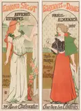 Gustave Marie, Etrennes Aux Dames, Stone lithograph in colors, printed by Edmond Sagot, Paris