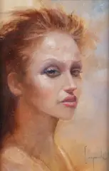 Dario Campanile, Sandrina, Oil on canvas