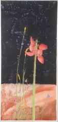 James R. Ochs, West Field, Intaglio color etching