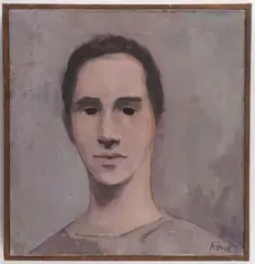 Bev Rowe, Domenique, Oil on canvas