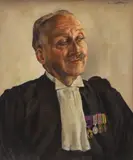 Joseph Koutachy, Portrait of a French Magistrate, Oil on canvas