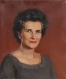 American School, Portrait of a Woman, Oil on canvas