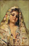 Italian School, Italian Beauty, Oil on panel