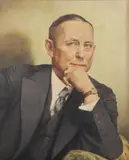 German School, Portrait of a Man in Three-Piece Suit, Oil on canvas board