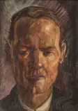 Karl Ihler, Portrait of a Man, Oil on wood panel