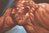 Peter Howson, STUDY OF A BOXER, oil on canvas