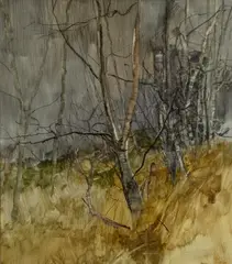 James Morrison, TREE STUDY, 1983, oil on board