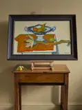 Alberto Morrocco, TABLE-TOP STILL-LIFE, oil on canvas