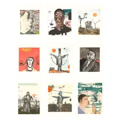 Jock McFadyen, CANAL: SPAZO, SPUD & SPIGOT, 1991, each print signed