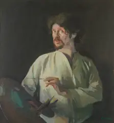 Alexander Goudie, SELF-PORTRAIT, oil on canvas