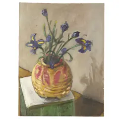 John Kirby, IRISES, Oil on canvas