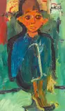 David Cook, PORTRAIT OF A BOY, acrylic on canvas