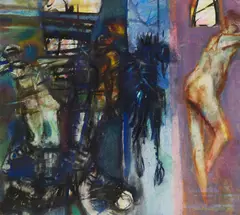 Robin Philipson, TRENCH, 1965, mixed media