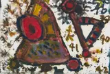 Alan Davie, UNTITLED (OPUS OG.4469), 2013, oil on paper
