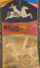 Robin Philipson, CAROUSEL VI, 1986, pastel