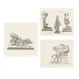 Eduardo Paolozzi, THREE LITHOGRAPHS: 'KEW,' 'THREE STUDIES FOR EDINBURGH' & 'NEWTON AFTER BLAKE', 1997, editioned in pencil to margin, in addition two are ‘For Ray’ in pencil